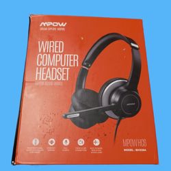 MPOW Wired Computer Headset