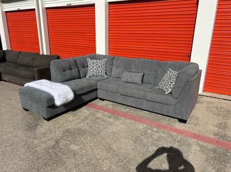 *FREE DELIVERY* Gray L Shaped Sectional Sofa