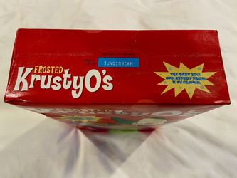 クラスティ　Frosted KrustyO's 2 Boxes of Krustyo's Simpsons Krusty the Clown Frosted