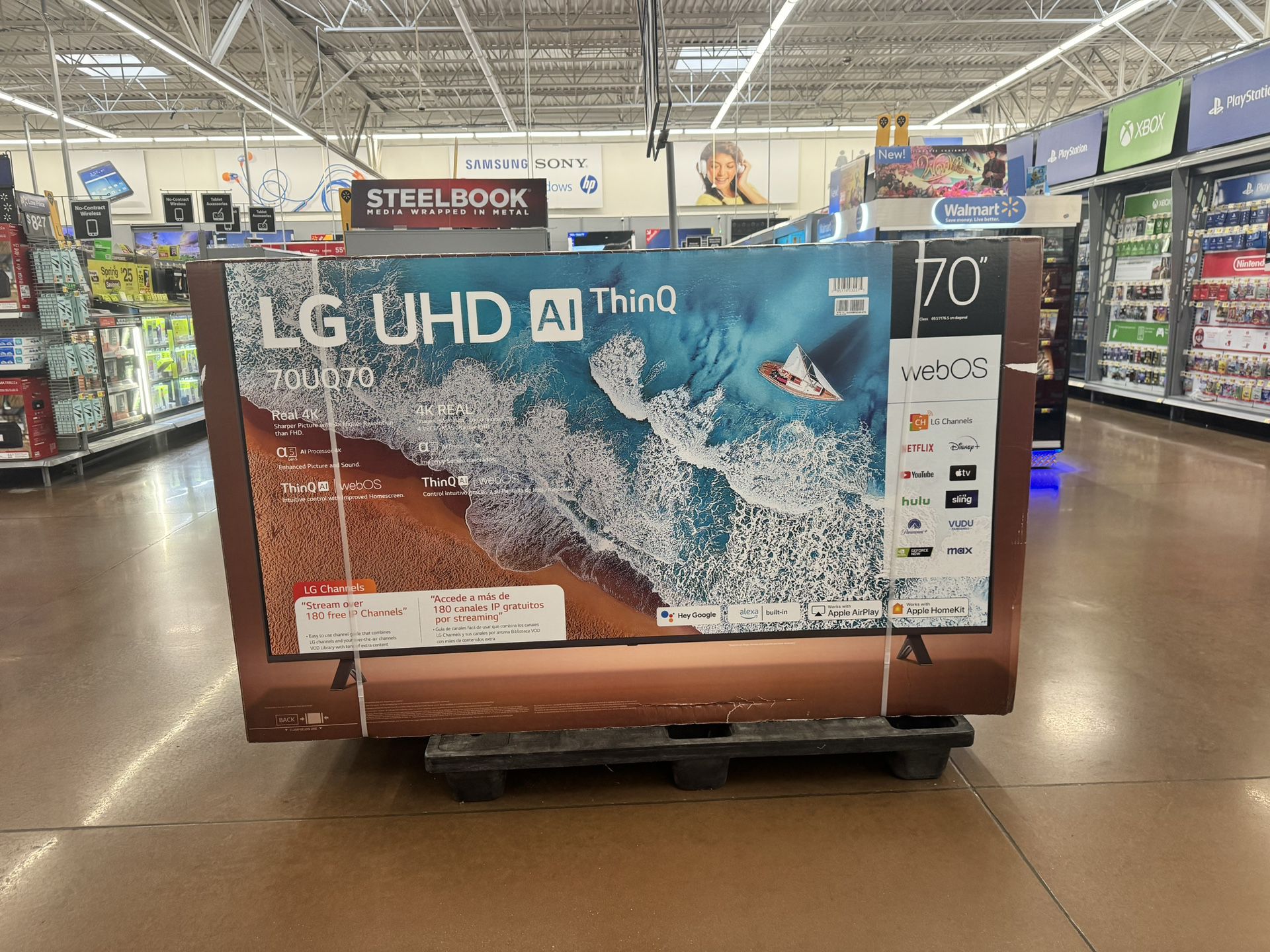 70” Lg Smart 4K LED UHD Tv 