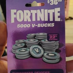Fortnite V-bucks 5,000 Points