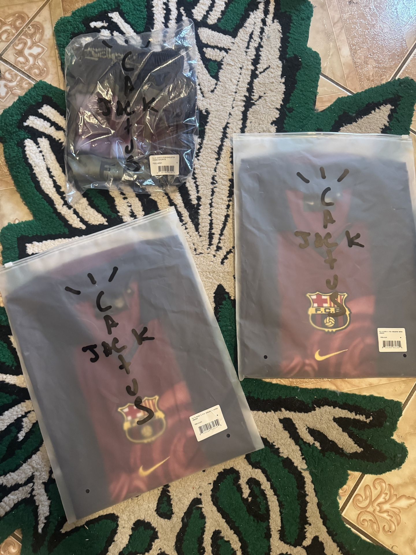 Travis Scott X Nike X Barcelona Team Jersey Size M (single Jersey Only)