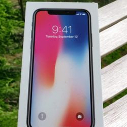 Apple iPhone X Space Gray 256 GB EMPTY BOX ONLY NO PHONE.