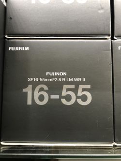 Fujifilm XF 16-55mm F/2.8 R LM WR II Lens Brand New