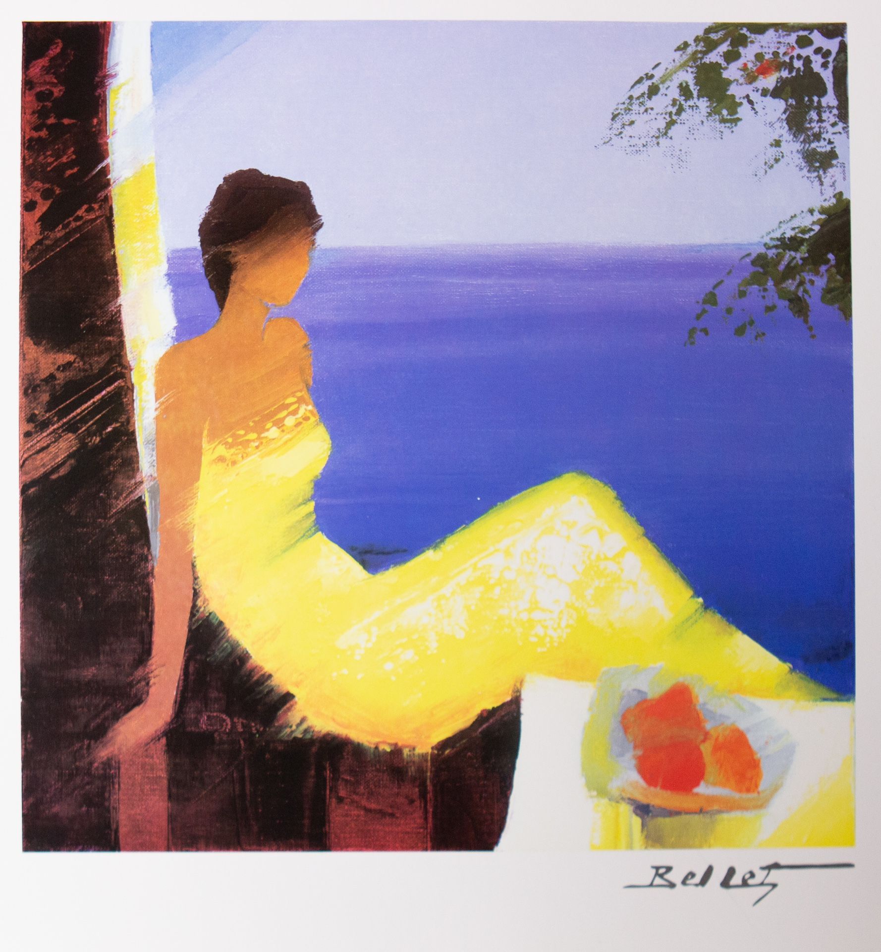 Emile Bellet, "Beaute Marine" – Signed seriolithograph