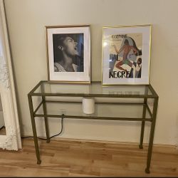 Brass Console/vanity Table 