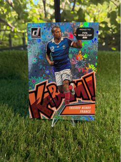 2025-26 Donruss Road To World Cup JUMBO/OVERSIZE Kaboom Thierry Henry - France
