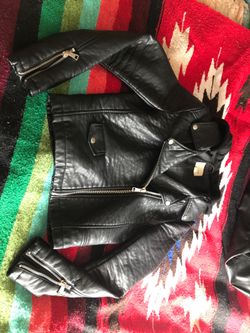 Silence + Noise Leather Jacket