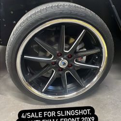 20” Ashanti Rims For Slingshot!!!