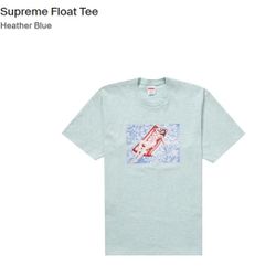 Supreme Float Tee - Heather Blue Large