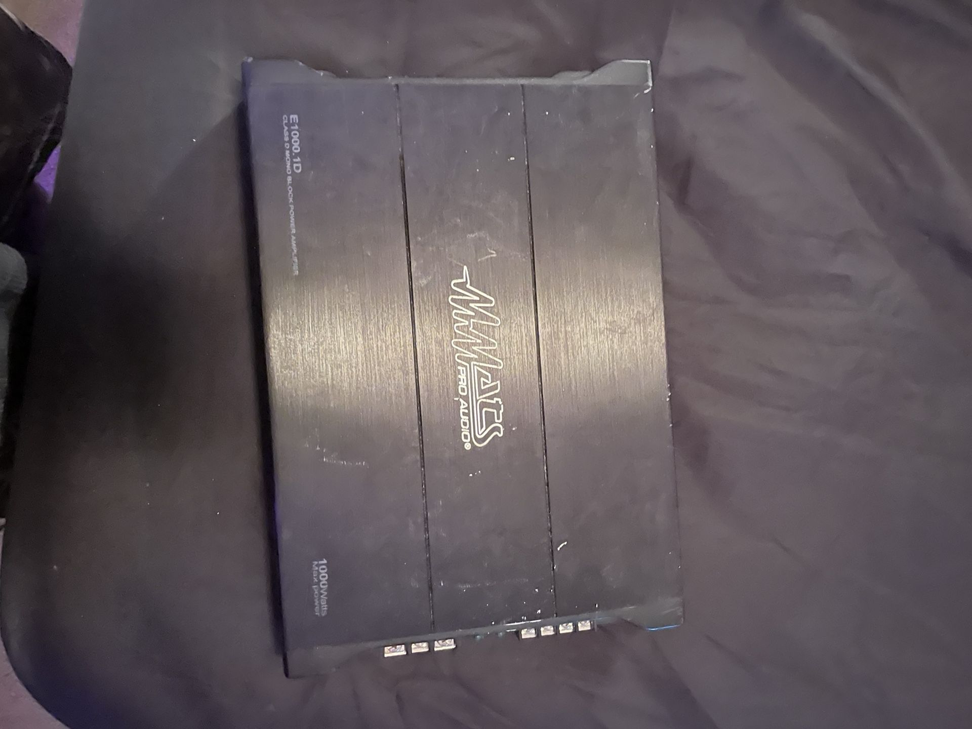 12 Power acoustic And Matts Mono Amp 1000.1