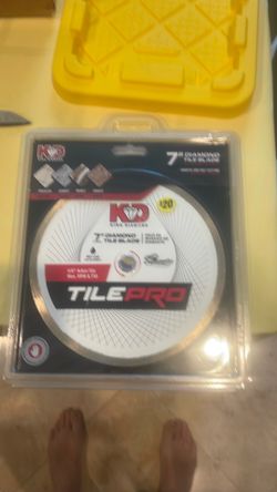 Tile blade 7” diamond new