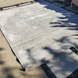 Area Rug 9x8 white/grey-ish