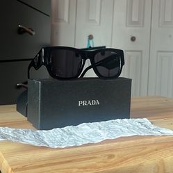 Authentic PRADA Milano Unisex Sunglasses Black