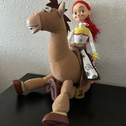 Toy Story Jessie And bullseye 