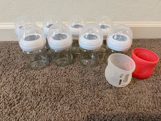 Glass baby bottles