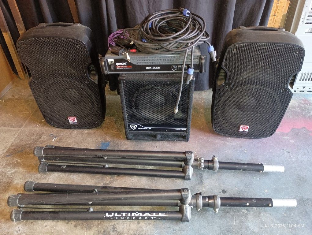 PA/DJ/Stage Audio System