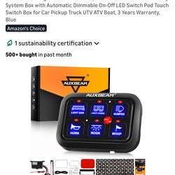 Auxbeam 6-Gang switch panel BC60