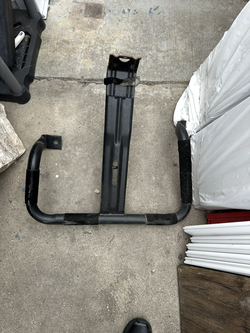 Chevy blazer 2 door spare tire holder inside