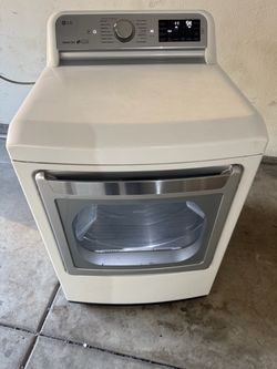 LG Sensor Dry Front-Load Dryer White