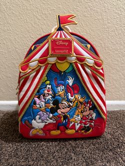 Loungefly Disney Mickey & Friends Circus Mini Backpack