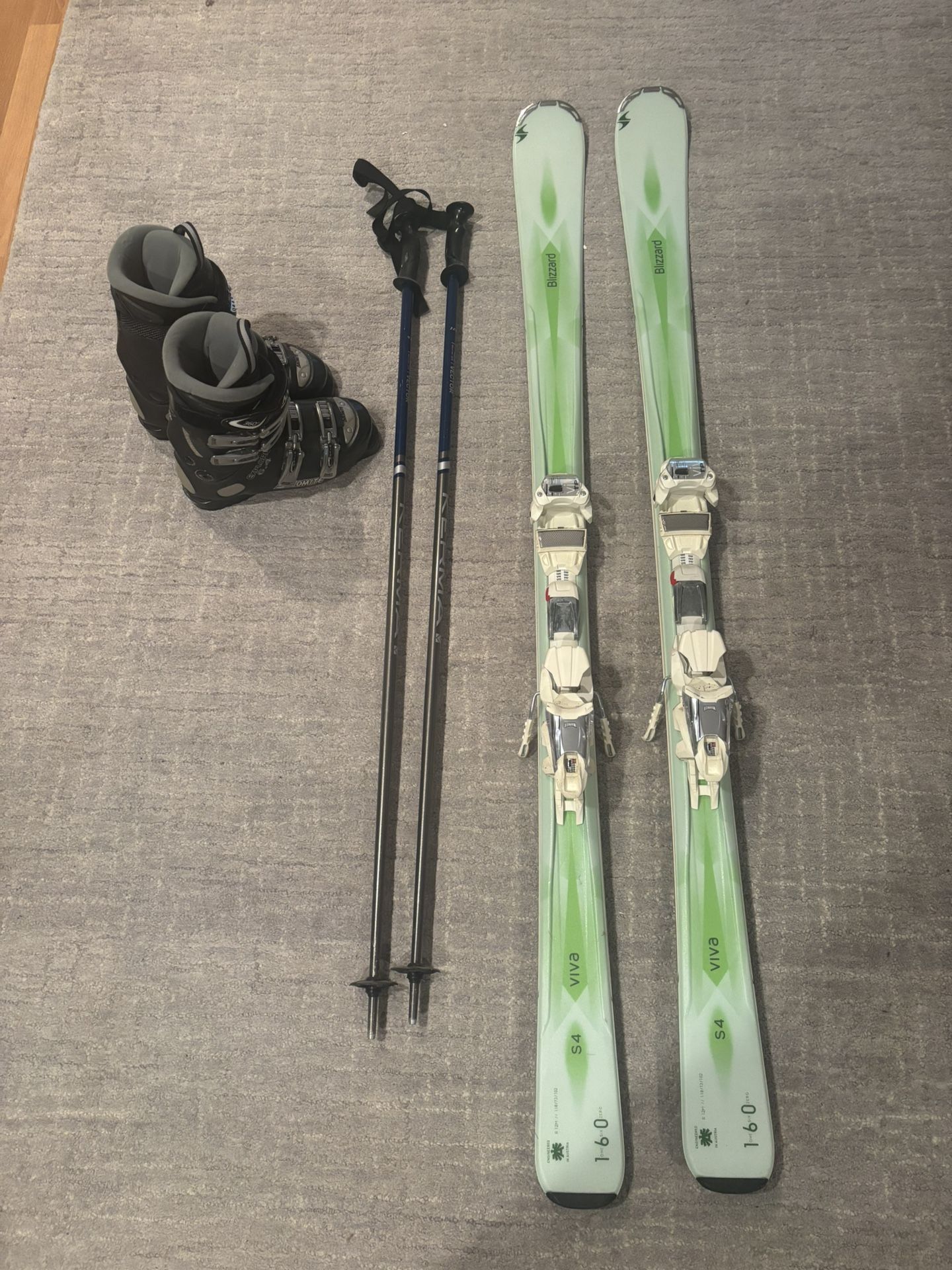 Ski Package - Blizzard Skis, Marker bindings and Dolomite Boots