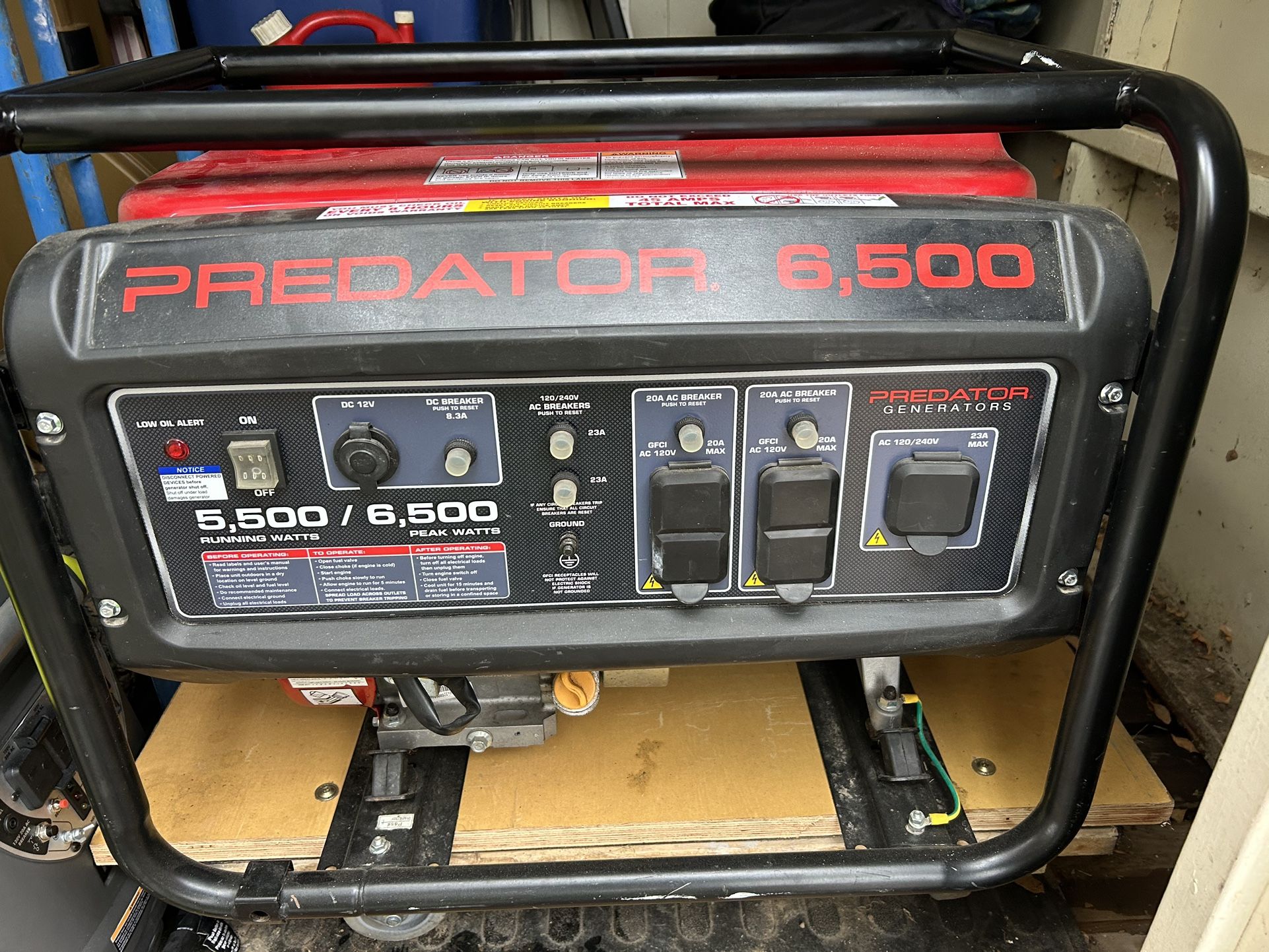 Predator 6500 Generator