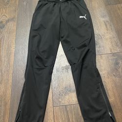 Womens Black Puma Active Pants Size Medium #20