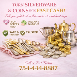 Top Dollar for Silverware, Coins & Gold