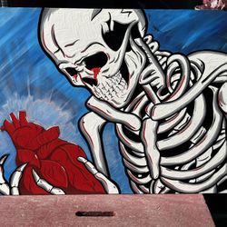 Painting - Enamel/acrylic on Wood