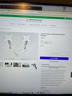 MyHite Dual Monitor Arm by Friant