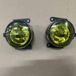 10-15 Mitsubishi Outlander / 11-15 RVR Yellow Amber FogLight Assembly 4Pc Set. Luces De Neblina
