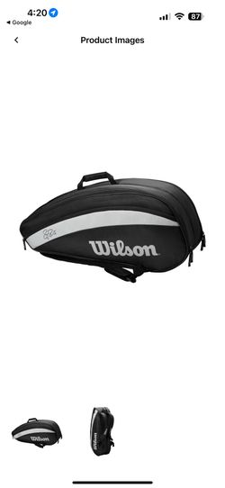 Wilson Roger Federer Team Tennis Bag-
