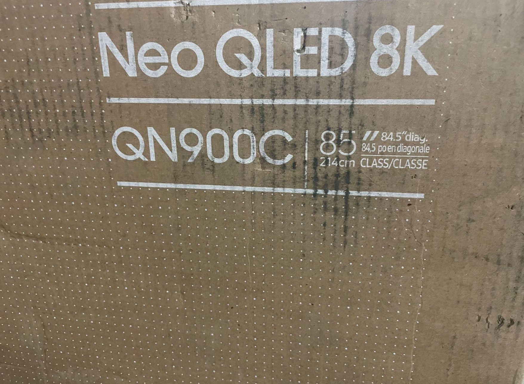SAMSUNG 85-Inch Class QLED 8K QN900C Series Neo Quantum HDR Smart TV w/Dolby Atmos, Object Tracking Sound Pro, Infinity Edge, AI Motion Enhancer Pro,
