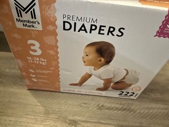 Members Mark size 3 diapers