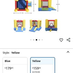 Toddlers Jump House With Blower ,Steaks And Carry Bag