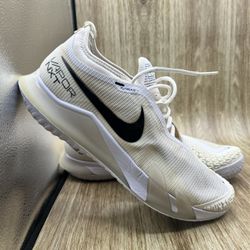 Nike React Vapor NXT HC White Tennis Shoes CV0742-111 Men’s Size 11.5