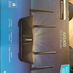 NETGEAR - Nighthawk AX5400 Dual-Band Wi-Fi 6 Router - Black

