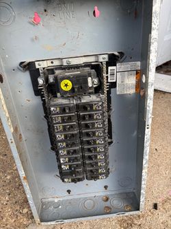 100 amp square d panel with breaker