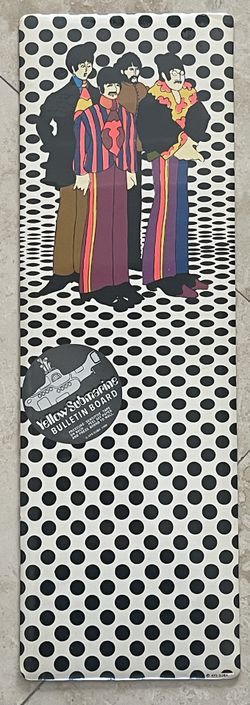 The Beatles Yellow Submarine Bulletin Board in Original Shrink Wrap  1968