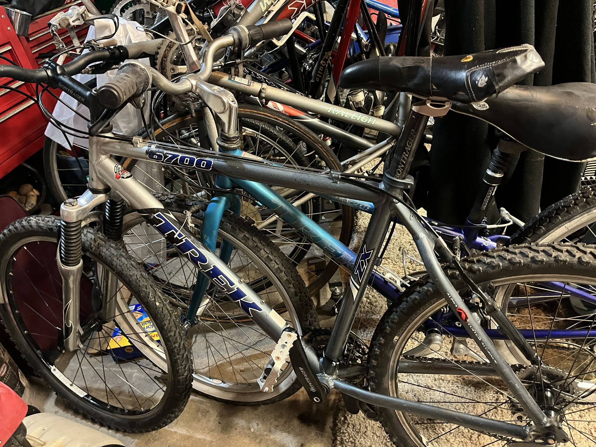 Assortment Of Bikes