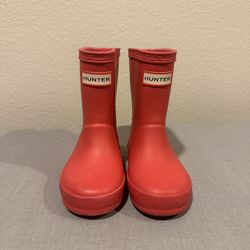 Pink Hunter Rain boots 6c