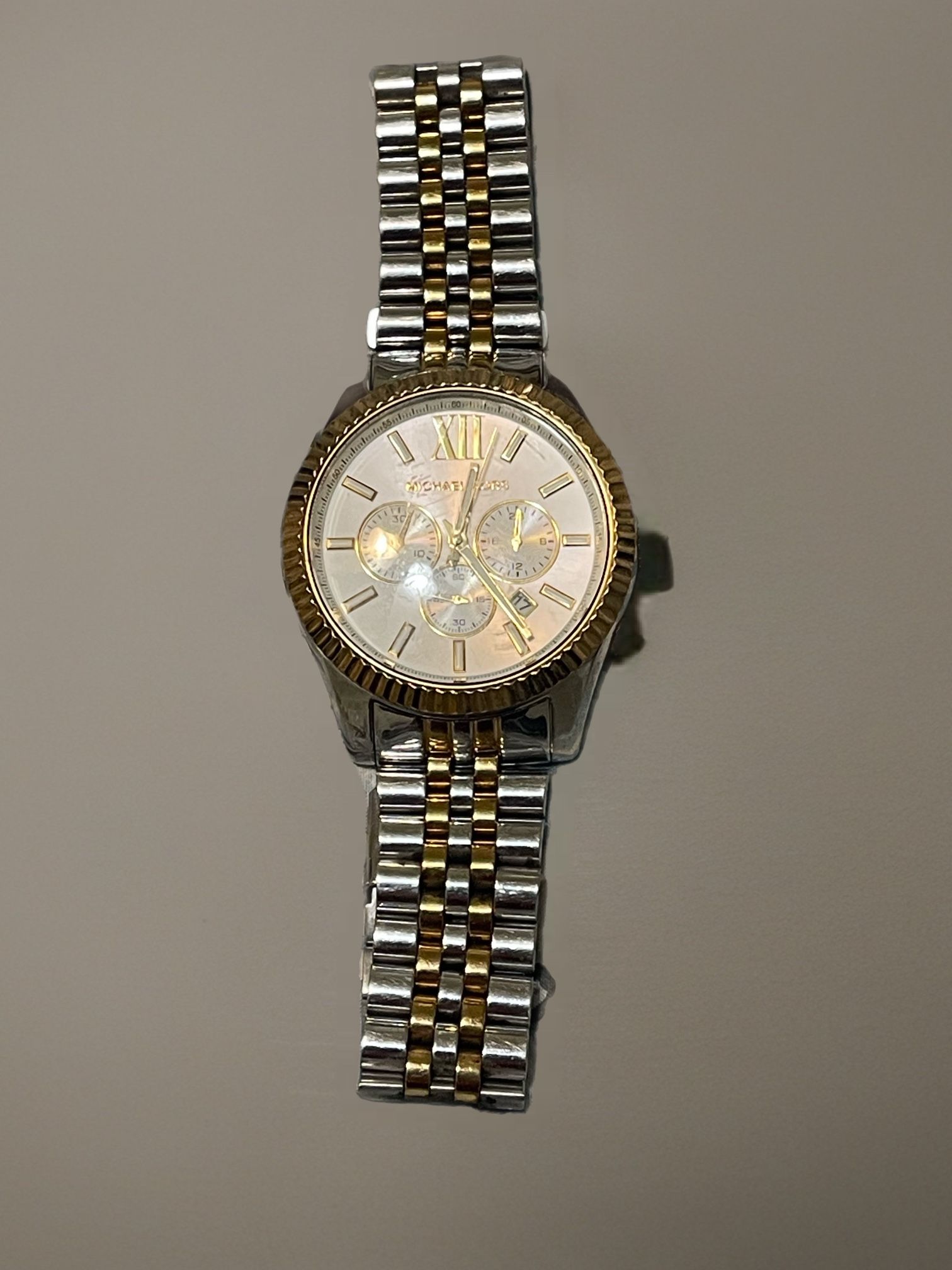 Michael Kors Men’s Two-Tone Chronograph Watch — Black Friday Deal