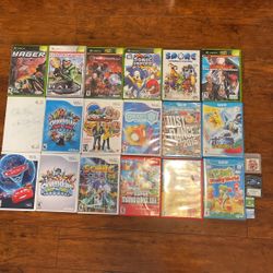 Xbox original games.Wii Games. Wii U games.(READ DESCRIPTION)