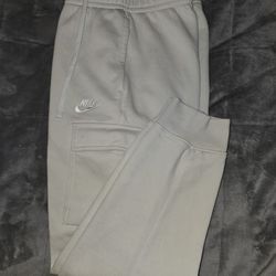 Nike Club Fleece Cargo Pants, Men's Large