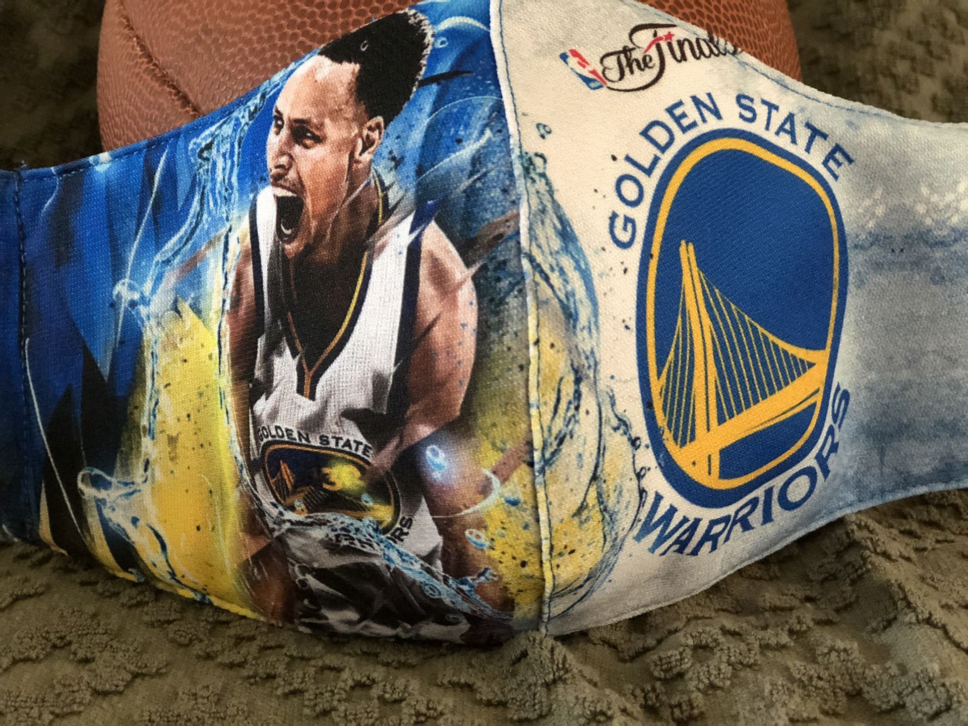 Warriors face mask