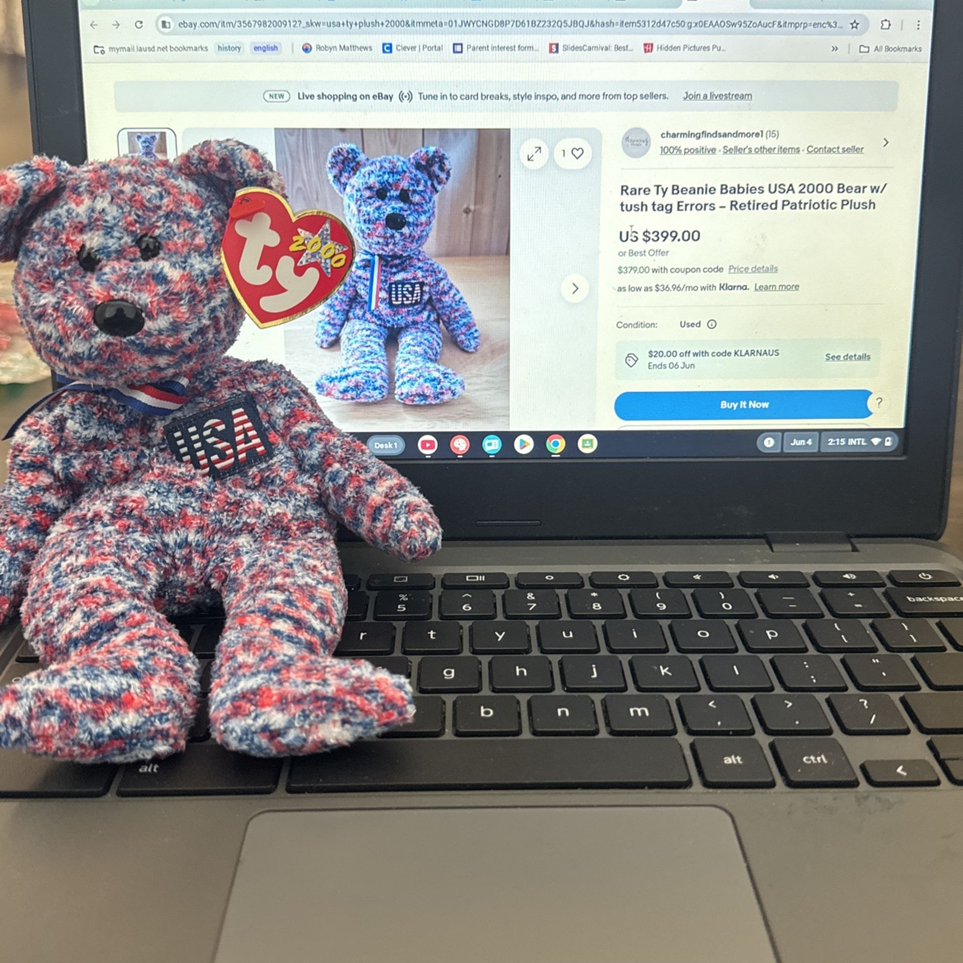 super rare ty beanie baby got yall for $50😏
