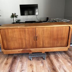 Danish Mid Century, Modern Teak Dresser Made By Dryland.
