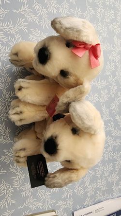 2002 Victoria's Secret Limited Edition Plush Dogs