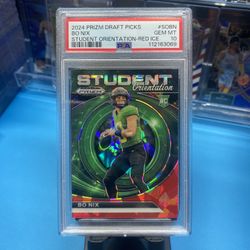 PSA 10- Red Ice Bo Nix